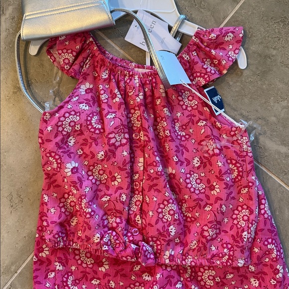 btween Pink Floral Top and Skirt Outfit - Picture 2 of 5